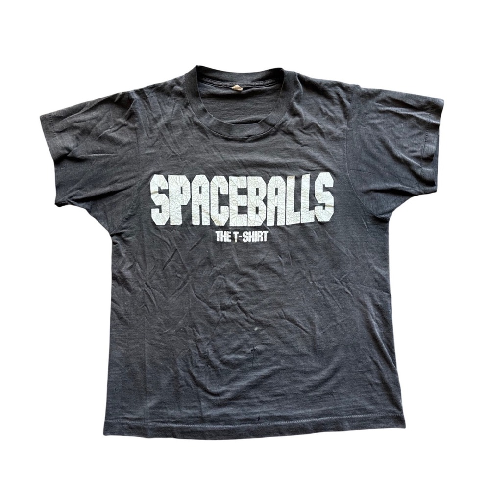 Vintage 80's Space Balls Movie Promo Shirt May The Schwartz Be With You Size M